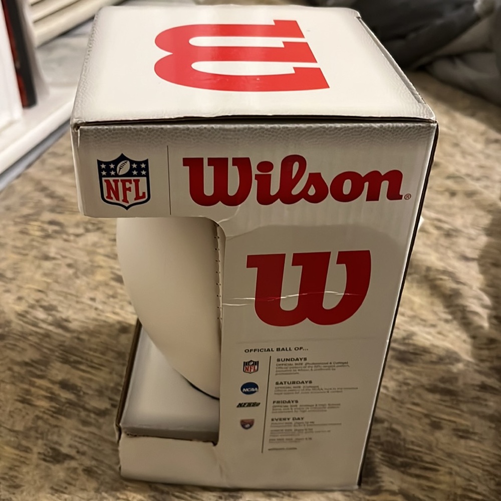 Wilson No box SIGNED Autographed football #49 - Picture 8 of 9